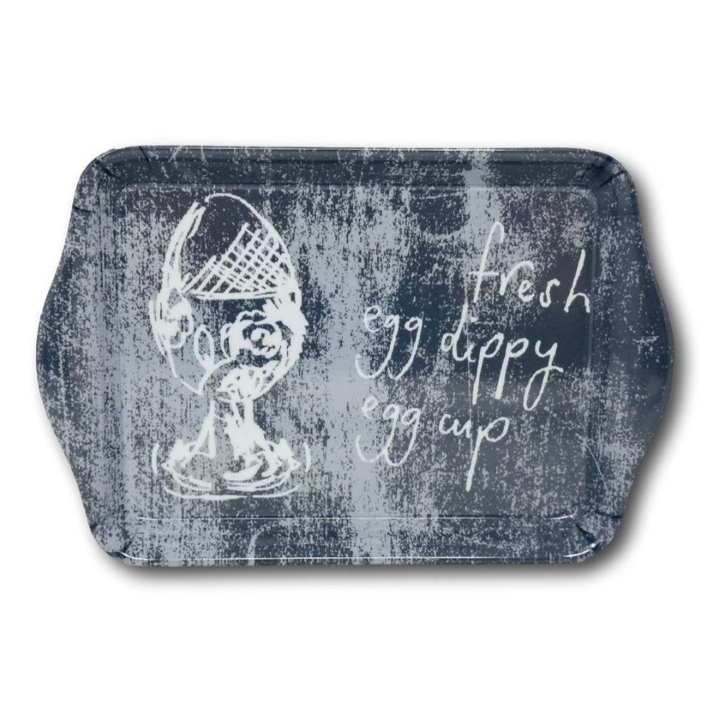 Ulster Weavers Melamine Snack Scatter Tray Chalkboard Chicken Egg